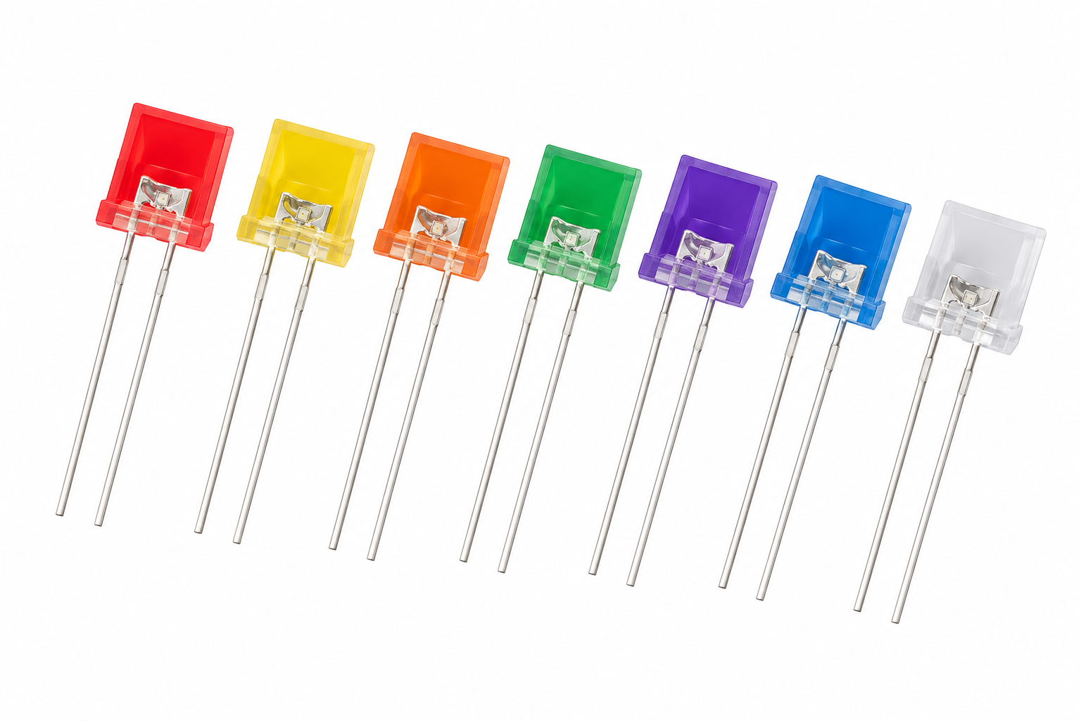 KINGBRIGHT 234mm Square Head DIP LED product image and specification table