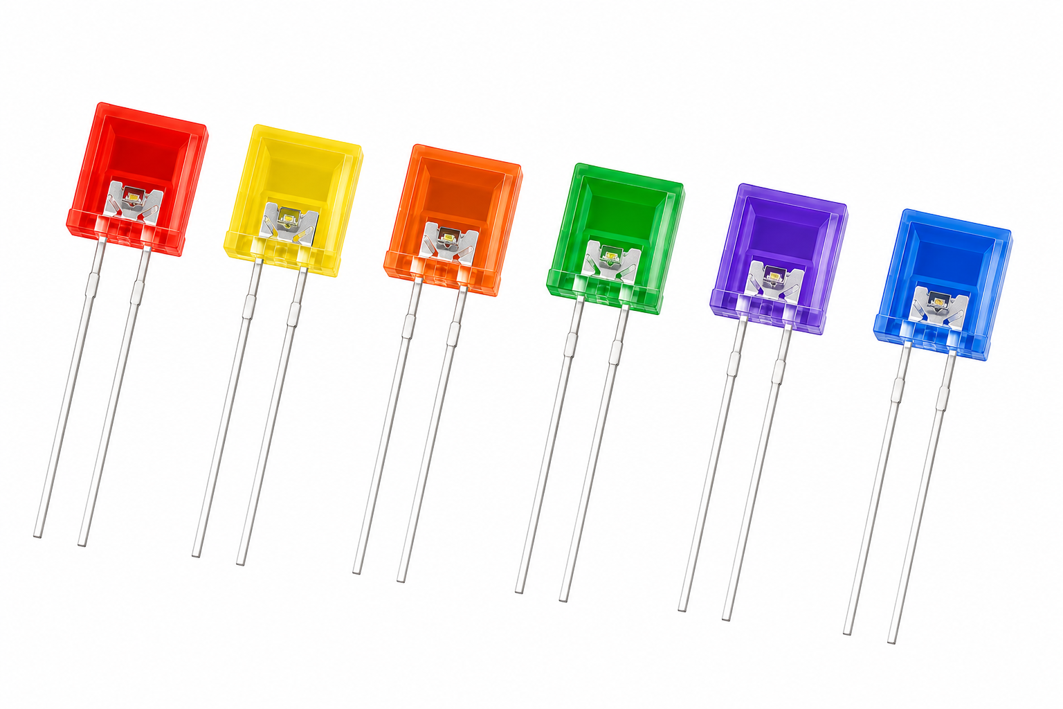 KINGBRIGHT 257mm Square Head DIP LED product image and specification table