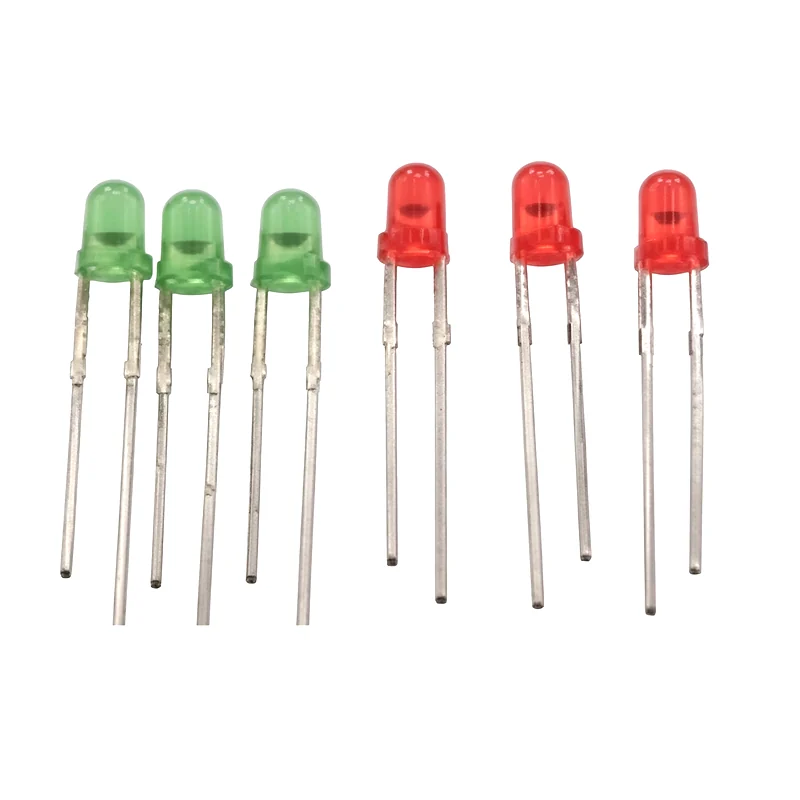 KINGBRIGHT 3mm Round Head DIP LED product image and specification table