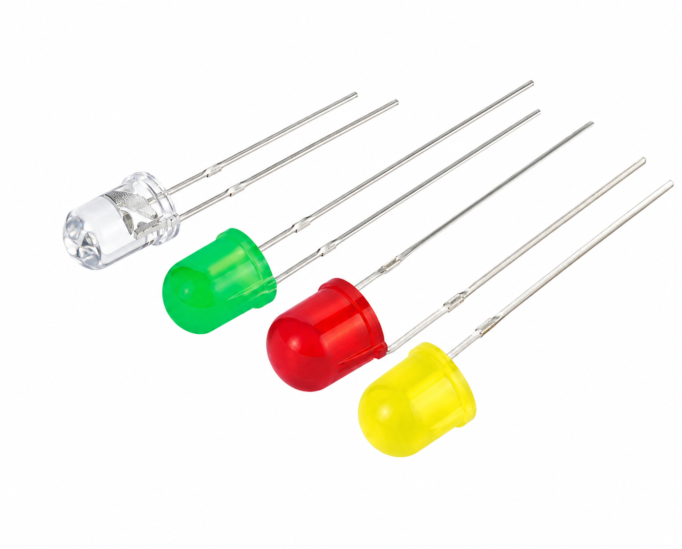 KINGBRIGHT 5mm Helmet DIP LED product image and specification table
