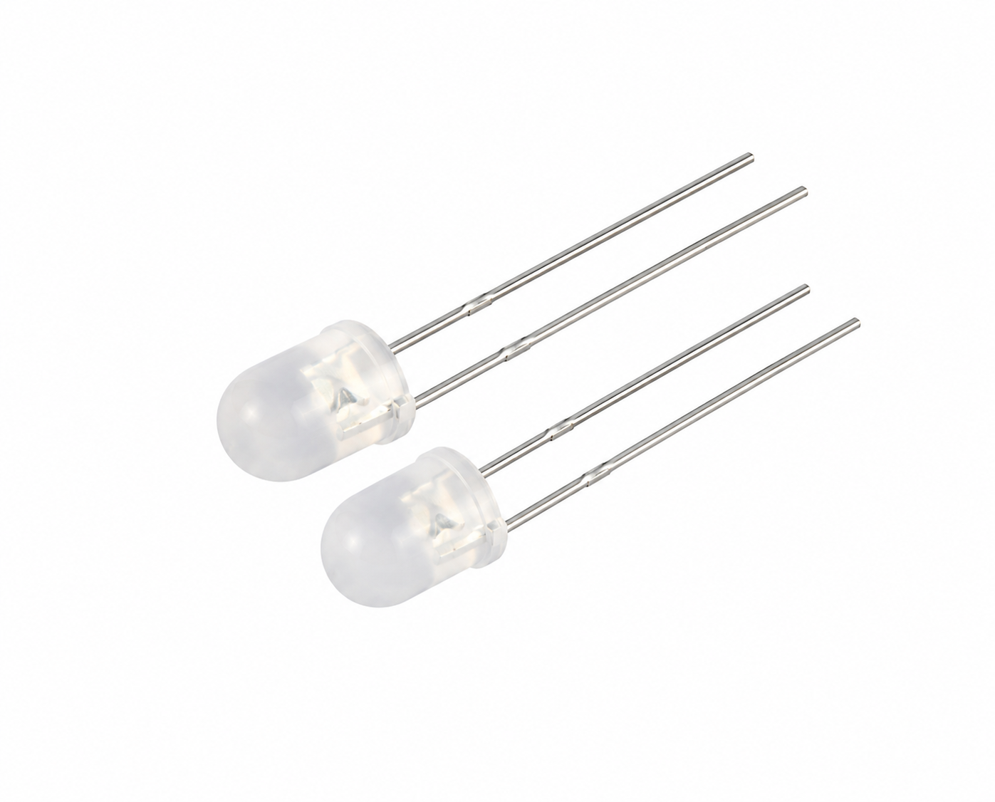 KINGBRIGHT 5mm Round Dual Color DIP LED product image and specification table